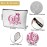 GREOXG 60th Birthday Gift, Pink Fabulous Makeup Bag for Women, Sisters, Moms, Friends - B14