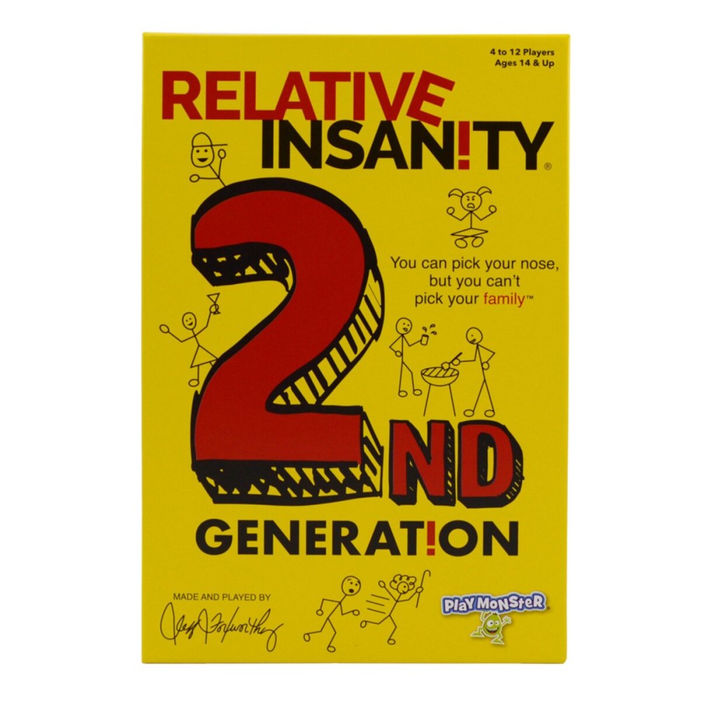 Relative Insanity by Jeff Foxworthy - Multi-Player Card Games for Family Night, Ages 14+