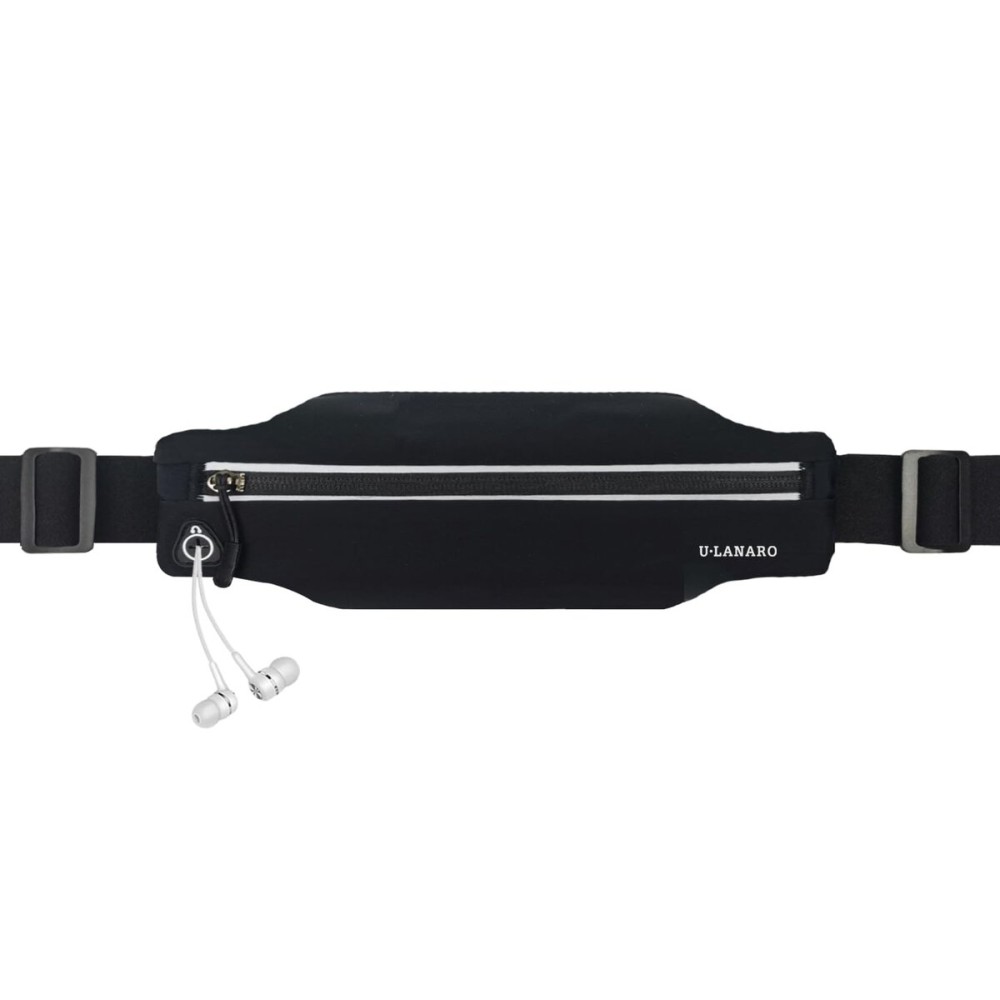 Slim Running Belt Fanny Pack for Men Women, Running Phone Holder Runners Pouch Waist Pack for Workout, Money Belt, Running Gear Accessories [Fits ALL Phones]