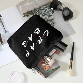 Friend Gifts Makeup Bag Best Friend Birthday Gifts Cosmetic Travel Bag Zipper Pouch Friends Themed Gifts Skincare Bag Christmas Friendship Gifts Beauty Bag for Women Friends Female Girlfriend Wife