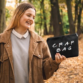 Friend Gifts Makeup Bag Best Friend Birthday Gifts Cosmetic Travel Bag Zipper Pouch Friends Themed Gifts Skincare Bag Christmas Friendship Gifts Beauty Bag for Women Friends Female Girlfriend Wife