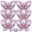 6 Pieces Butterfly Balloons, Purple Butterfly Foil Mylar Balloons,Butterfly Baby Shower Decoration for Butterfly Themed Party Wedding Birthday Party Baby Shower Decorations Supplies(Purple)