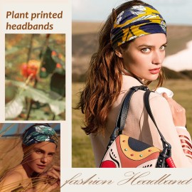 Awumbuk Wide Headbands for Women Knotted No Slip Head Bands Soft Turban Headband Hair Accessories Boho African Solid Color Head Wraps for Women Yoga Workout Pack of 6 Awumbuk Wide Headbands for Women Knotted No Slip Head Bands Soft Turban Headband Hair Accessories Boho African Solid Color Head Wraps for Women Yoga Workout Pack of 6