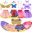 Teuevayl Little Girls Dress Up Clothes for Toddler, Princess Skirt Costume Set with Princess Gloves Crown Wings, Kids\' Dress Up Pretend Play Toys Gift for 3 4 5 6 Girls