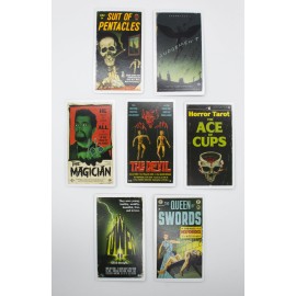 The Unemployed Philosophers Guild Todd Alcott\'s Horror Tarot - Deck with Illustrations Inspired by Macabre Literature and Spooky Pop Culture - Boxed Set with 78 Cards