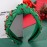 HEIDKRUEGER Jeweled Knot Headband Wide Christmas Headband JINGLE BELL Hair Hoop Party Supplies (JINGLE BELL)