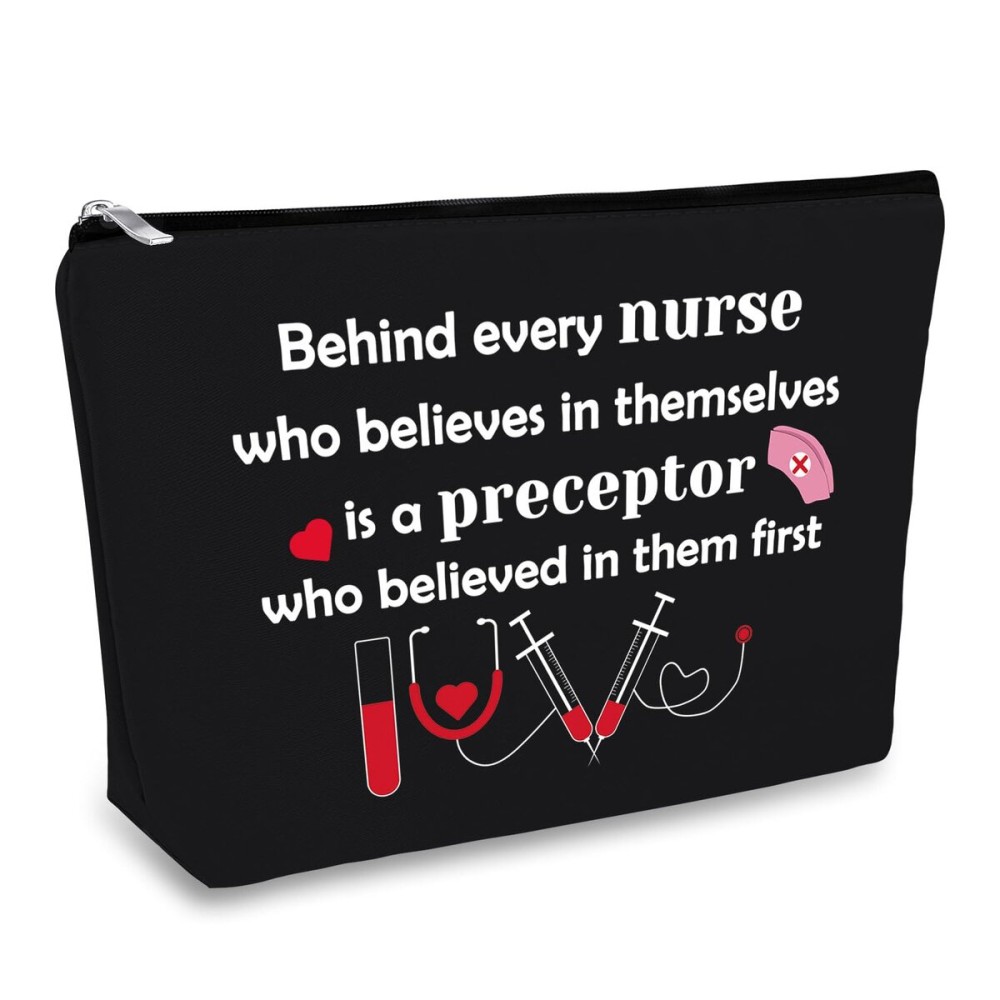 Nurse Preceptor Gift Cosmetics Bag Nurse Teacher Gift Thank You Gift for Nurse Preceptor Appreciation Gift Nurse Instructor Gift Makeup Bag Nurse Graduation Gift for Nurse Preceptor Christmas Gift