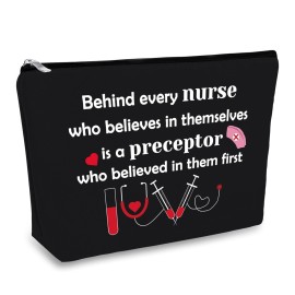 Nurse Preceptor Gift Cosmetics Bag Nurse Teacher Gift Thank You Gift for Nurse Preceptor Appreciation Gift Nurse Instructor Gift Makeup Bag Nurse Graduation Gift for Nurse Preceptor Christmas Gift
