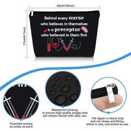Nurse Preceptor Gift Cosmetics Bag Nurse Teacher Gift Thank You Gift for Nurse Preceptor Appreciation Gift Nurse Instructor Gift Makeup Bag Nurse Graduation Gift for Nurse Preceptor Christmas Gift