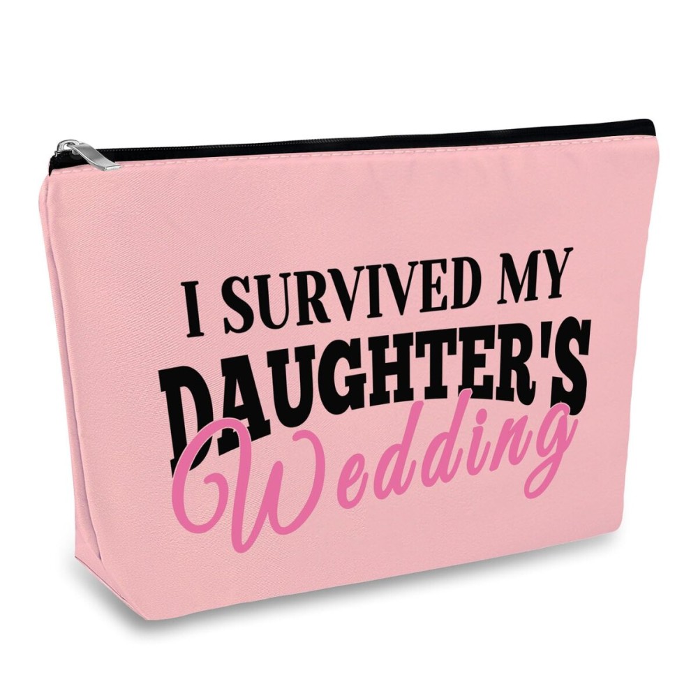 Mother of the Bride Cosmetic Bag Wedding Day Makeup Bag Funny Mother Of The Bride Gift from Daughter Wedding Keepsake Bridal Shower Gift for Mom Bride\'s Mom Pink Travel Cosmetic Pouch Mother of the Bride Cosmetic Bag Wedding Day Makeup Bag Funny Mother Of The Bride Gift from Daughter Wedding Keepsake Bridal Shower Gift for Mom Bride\'s Mom Pink Travel Cosmetic Pouch