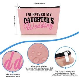 Mother of the Bride Cosmetic Bag Wedding Day Makeup Bag Funny Mother Of The Bride Gift from Daughter Wedding Keepsake Bridal Shower Gift for Mom Bride\'s Mom Pink Travel Cosmetic Pouch Mother of the Bride Cosmetic Bag Wedding Day Makeup Bag Funny Mother Of The Bride Gift from Daughter Wedding Keepsake Bridal Shower Gift for Mom Bride\'s Mom Pink Travel Cosmetic Pouch