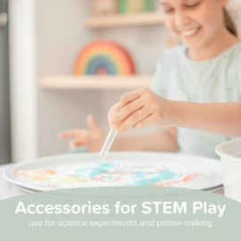 Inspire My Play 6 x Pastel Liquid Droppers For Kids Crafts - Sensory Play Pipettes for Kids - Sensory Play Toys and Accessories