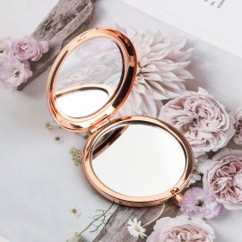 WSNANG to My Goddaughter On Wedding Day Gift Compact Makeup Mirror Godmother to Bride Gift Pocket Mirror (Goddaughter Her Mirror)