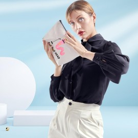 XYANFA VPPR Makeup Bag Reality TV Show Gift You\'re a Worm with a Mustache VPPR Fans Gift Cosmetic Bag