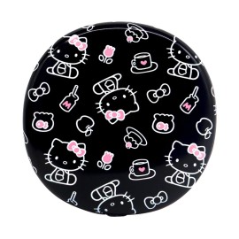 Impressions Vanity Hello Kitty The Favorites Compact Mirror with Light, Double Sided Cute Travel Makeup Mirror with Magnification, Soft Touch Button, and Adjustable Brightness
