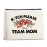 YeleY Team Mom - Team Mom Appreciation - Funny Team Mom Makeup Bag - I\'m a Team Mom Cosmetic Bag Makeup Zipper Pouch
