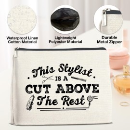 YeleY Hairdresser - Hair Stylist for Women - Hairstylist Appreciation Gift - Hair Stylist Makeup Bag Cosmetic Bag Makeup Zipper Pouch