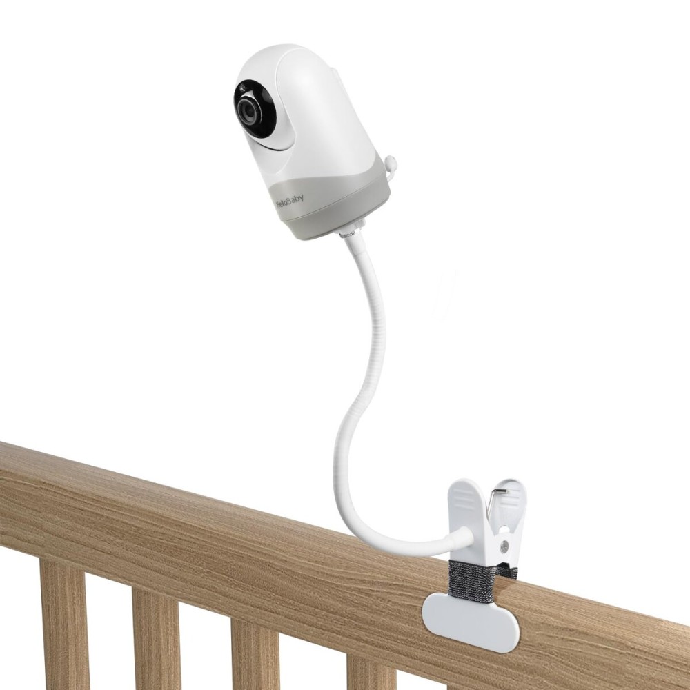 HOLACA Baby Monitor Mount Flexible Twist Stand for Hellobaby HB6550/HB6558/HB65/HB66/HB40/HB248 and Blemil Baby BL9052-2,JUAN2215 and VTimes302 Babymonitor Camera Other with 1/4Threaded Hole,ClipMount