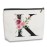 KDXPBZ Initial Makeup Bag - Personalized Cosmetic Bag for Women, Bridesmaid & - Letter K