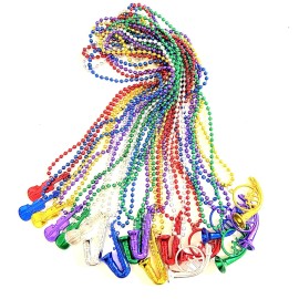 YSPPF 36 Pcs Mardi Gras Bead Necklace Bulk Multi Colors Mardi Gras Beads Parade Throws Party Decor Favor Supplies