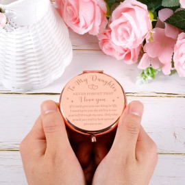 Easter Basket Stuffers for Teen Girls Gifts for Daughter from Mom Dad To My Daughter Compact Mirror Gifts for Daughter in Law Step Daugter Granddaughter Christmas Graduation Birthday Gifts for Women Easter Basket Stuffers for Teen Girls Gifts for Daughter from Mom Dad To My Daughter Compact Mirror Gifts for Daughter in Law Step Daugter Granddaughter Christmas Graduation Birthday Gifts for Women