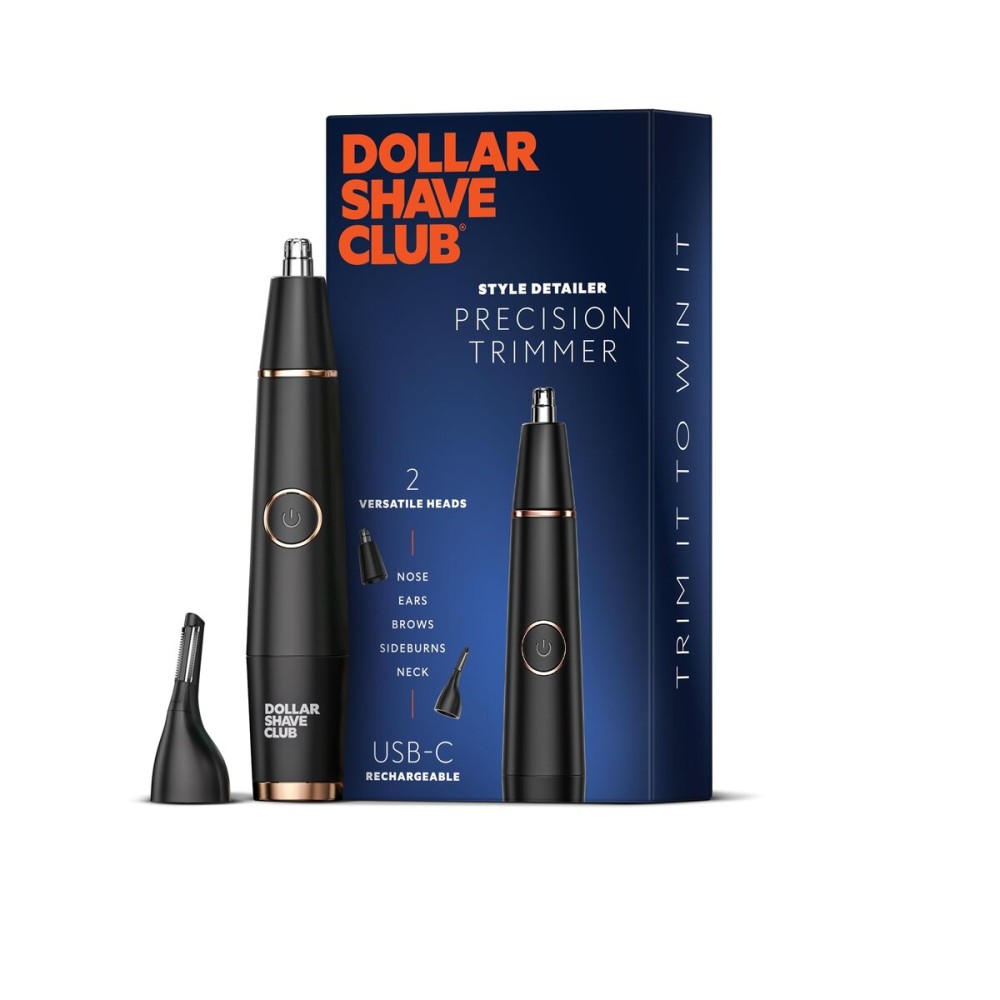 Dollar Shave Club | Style Detailer Precision Trimmer | Trimmer for Nose, Ears, Brows and Sideburns Dollar Shave Club | Style Detailer Precision Trimmer | Trimmer for Nose, Ears, Brows and Sideburns