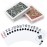 Metsyth Plastic Playing Cards 2 Pack Waterproof Poker Card,Jumbo Large Print Playing Cards for Adults Seniors,2 Decks of Cards Set Poker Size Cards for Fun Card Game