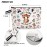 jepuyaya Cows Print Makeup Bag Gifts for Women,Cows Cosmetic Bag for Girls,Best Gifts for Cows Lovers,Just A Girl Who Loves Cows,Cows Lovers Christmas Birthday Gifts 6JM243