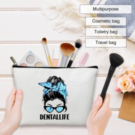 rizotus Makeup Bag - Dental Life, Gift for Her, Women, Dentists, Dental Hygienist Student, Dental Assistant, Multifunction Makeup Bag Purse, Toiletry Makeup Bag Pouch Travel Accessories -11