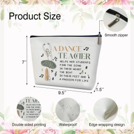 Rizotus Multifunction Makeup Bag Purse - Appreciation Gift for Her, Women, Coworker, Dance Teacher, Dancer, Travel Accessories