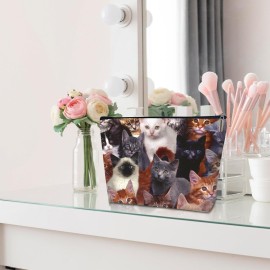 Rizotus Gift Bag for Her - Cat Lover Makeup Purse, Travel Accessory -25