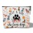 Rizotus Makeup Bag - Just A Girl Who Loves Dogs, Inspirational Gift for Her, BFF, Dog Owner, Sister, Friend, Daughter
