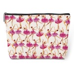 Watercolor Makeup Bag Dance Gifts Dancer Ballet Lovers Gift Elegant Recital Gifts Appreciation for Dancing Women Teacher Friend Girls Team Sister Travel Toiletry Bag for Graduation Birthday Christmas