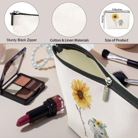 Funny Sunflower Elephant Makeup Bag Romantic My Sunshine I Love You Gifts for Her Women Friend Mom Wife Girlfriend Travel Toiletry Bag for Graduation Wedding Anniversary Birthday Christmas Funny Sunflower Elephant Makeup Bag Romantic My Sunshine I Love You Gifts for Her Women Friend Mom Wife Girlfriend Travel Toiletry Bag for Graduation Wedding Anniversary Birthday Christmas