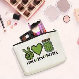 jeilink Pickles Makeup Bag Pickle Gifts Funny Pickle Stuff Pickle Gifts for Pickle Lovers Travel Toiletry Bag Friendship Gifts for Women Friends Sister Girl Daughter Mom Birthday Christmas Graduation jeilink Pickles Makeup Bag Pickle Gifts Funny Pickle Stuff Pickle Gifts for Pickle Lovers Travel Toiletry Bag Friendship Gifts for Women Friends Sister Girl Daughter Mom Birthday Christmas Graduation