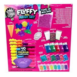 Compound Kings Ultimate Fluffy Slime 40 Pack Bulk Party Pack, Birthday & Holiday Favors, Classroom Rewards, Arts and Crafts Mega Set for Boys and Girls, Stocking Stuffer
