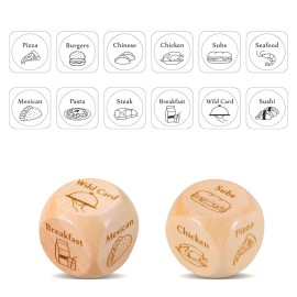 6th Anniversary Dice Gifts for Him Her National Girlfriend Day Date Night Gifts Food Dice for Her Him Women Men Wife Husband Boyfriend Birthday Gifts 11th Anniversary Wedding Christmas Couple Game
