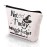 Paliboiu Magic Wizard Makeup Bag Funny Not Today Cosmetic Bag Zipper Travel Toiletry Bag Gifts for Girl Sister Women Fans