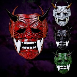 Luminda Japanese Hannya Mask - Samurai Oni Ghost Mask Resin for Cosplay Party Halloween Luminda Japanese Hannya Mask - Samurai Oni Ghost Mask Resin for Cosplay Party Halloween