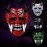 Luminda Japanese Hannya Mask - Samurai Oni Ghost Mask Resin for Cosplay Party Halloween