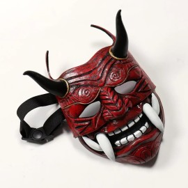 Luminda Japanese Hannya Mask - Samurai Oni Ghost Mask Resin for Cosplay Party Halloween Luminda Japanese Hannya Mask - Samurai Oni Ghost Mask Resin for Cosplay Party Halloween