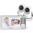 Firskids Baby Monitor with 2 Cameras No WiFi, 4.3 IPS Split-Screen, 30H Battery, Pan-Tilt-Zoom, Night Vision, 2-Way Audio, Room Temp Sensor, Lullaby, Plug & Play - Ideal for Travel