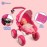ANNIVIA Baby Doll Stroller - Metal Fold Up and Down Pram Carriage for Dolls