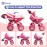 ANNIVIA Baby Doll Stroller - Metal Fold Up and Down Pram Carriage for Dolls