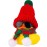 MuMyer Christmas Rubber Ducks Toys Car Ornaments Yellow Duck Car Dashboard Decorations with Mini Beanie Hat Scarf and Sunglasses for Winner Home Christmas Decor, 2 Inches(E6)