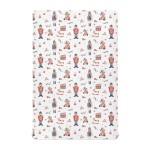 SDMKA Christmas Soldier Crib Sheets for Boys Girls - Portable Microfiber Fitted Crib Sheet for Standard Crib and Toddler Mattress, Soft & Breathable, 28x52 Inch
