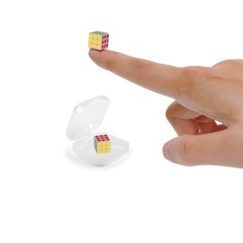 XINGLETOYS Mini Cube 3x3 - Cube Lab 1x1x1cm Smallest Cube, Smooth Magic Cube Puzzle for Kids and Adult (Pink)