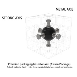 XINGLETOYS Mini Cube 3x3 - Cube Lab 1x1x1cm Smallest Cube, Smooth Magic Cube Puzzle for Kids and Adult (Pink)