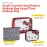 Hello Kitty Cosmetic Case Set - Girls, Boys, Teens, Adults - Officially Licensed Hello Kitty Travel Cosmetic Case 3 Piece Set (Red)