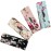 AUEAR, 4 Pack Floral Lipstick Case with Mirror for Purse Travel Holder